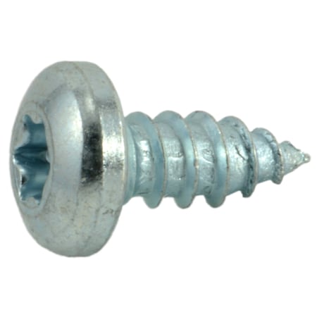 Midwest Fastener Sheet Metal Screw, #12 x 1/2 in, Zinc Plated Steel Pan Head Torx Drive, 20 PK 37082
